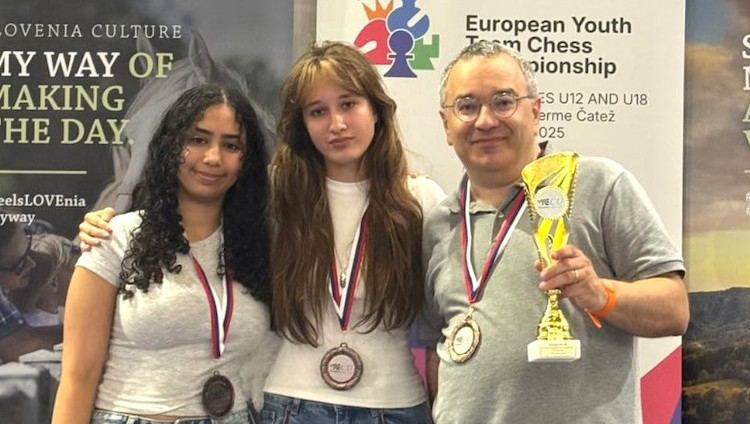 Израильтянки завоевали «бронзу» юниорского командного чемпионата Европы по шахматам