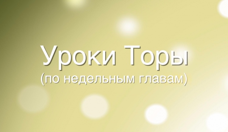Комментарии рава Адама Давидова к недельной главе «Бэхукотай»