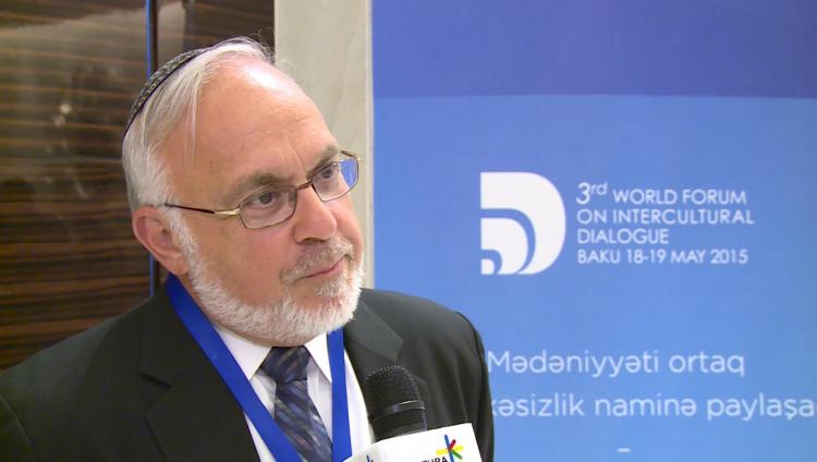 Раввин Абрахам Купер: Ильхам Алиев дал Тегерану понять, что не позволит никому его запугивать