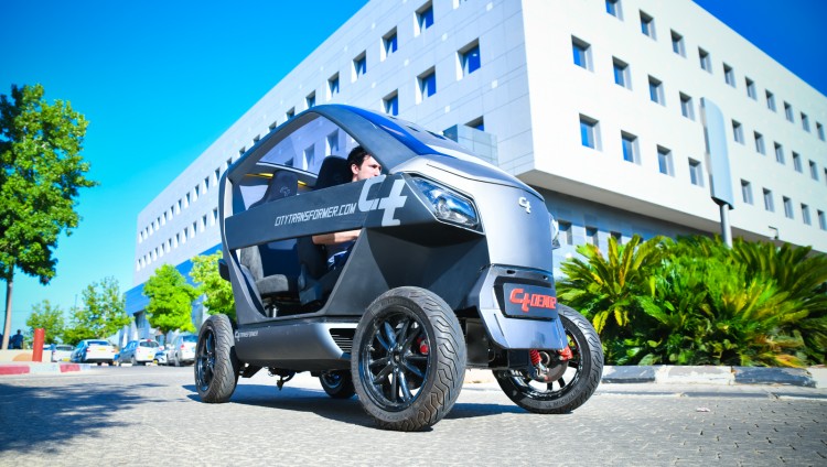 Решение проблем с парковкой. Израильский электромобиль City Transformer CT-1 выйдет на рынок в 2024 году