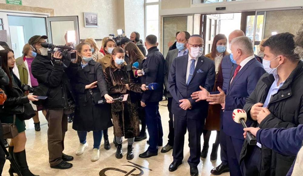 В Одессе торжественно открыли «Часы Жаботинского»
