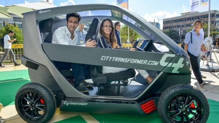 Израильский складной электромобиль City Transformer будут производить в Германии