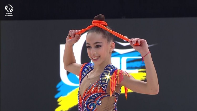 Израильтянка Дарья Атаманов стала чемпионкой Европы по художественной гимнастике