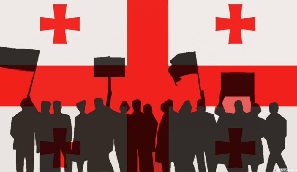 Протестующие в Грузии выступили против антисемитизма в церкви
