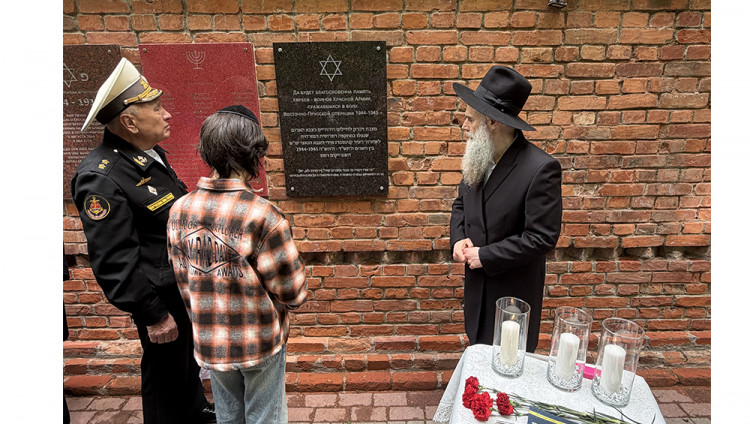 В День спасения и освобождения 26 Ияра в Калининграде открыли мемориальную доску в честь еврейских воинов Красной армии