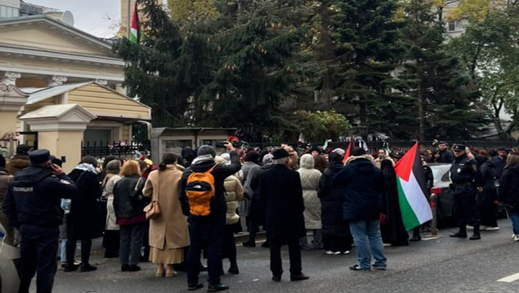 В Москве пресекли пропалестинскую акцию
