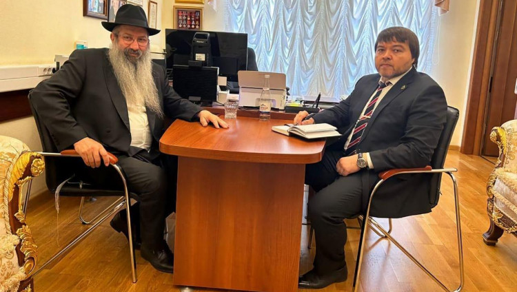 Помощник полпреда в СКФО встретился с раввином Кисловодска