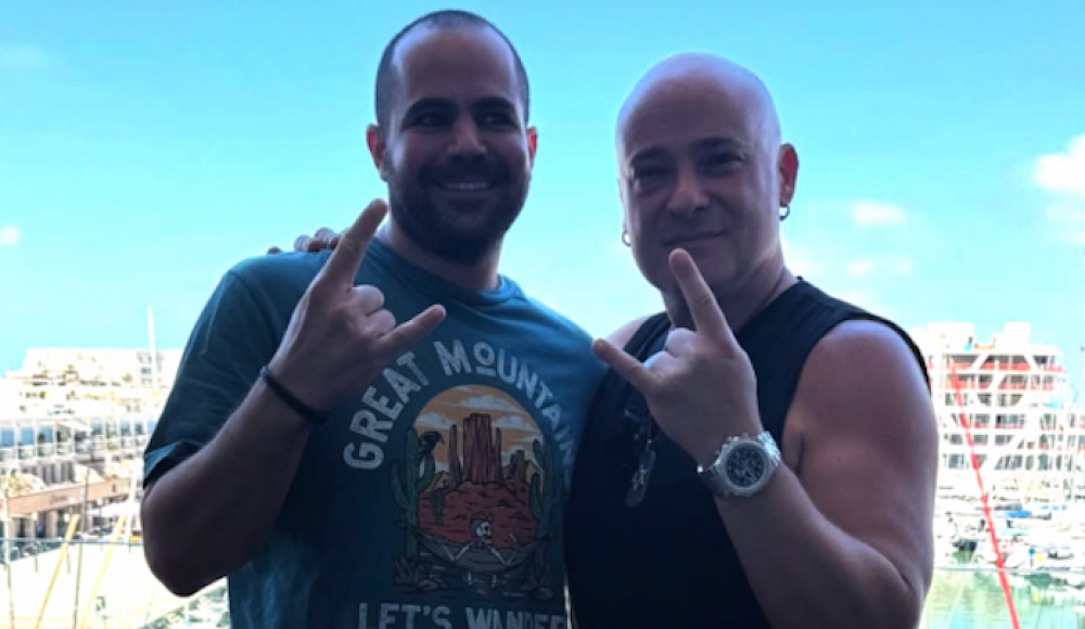 Бывший заложник Ярден Бибас встретился с вокалистом Disturbed во время его визита в Израиль