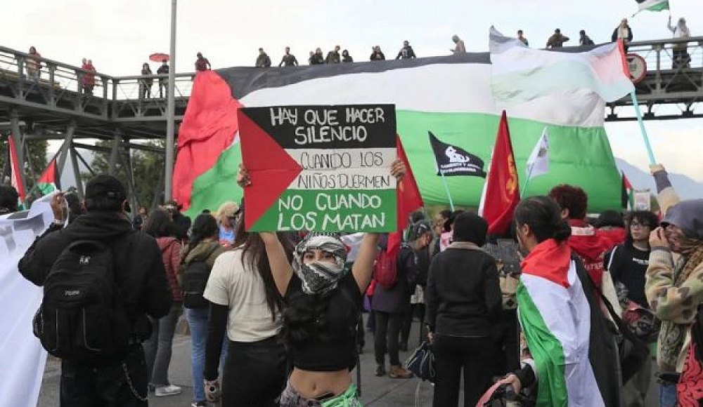 Массовые протесты против сближения с Израилем прошли в Колумбии