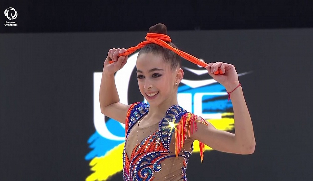 Израильтянка Дарья Атаманов стала чемпионкой Европы по художественной гимнастике