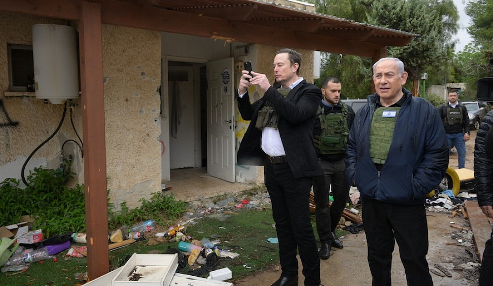 Илон Маск с Нетаньяху посетили кибуц Кфар-Аза, наиболее пострадавший во время резни ХАМАС 7 октября