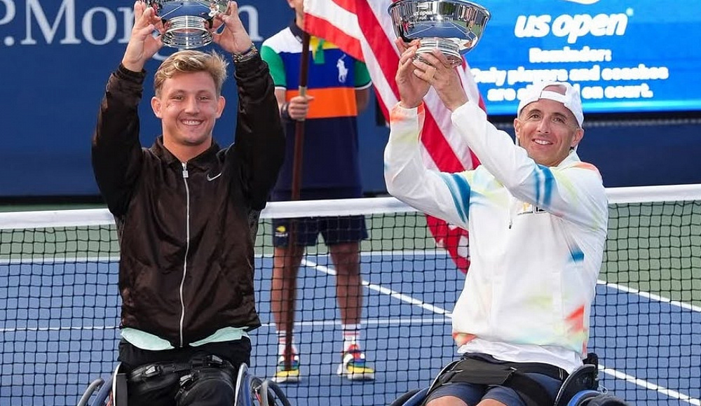 Израильтянин Гай Сасон стал победителем US Open по теннису на колясках в парном разряде